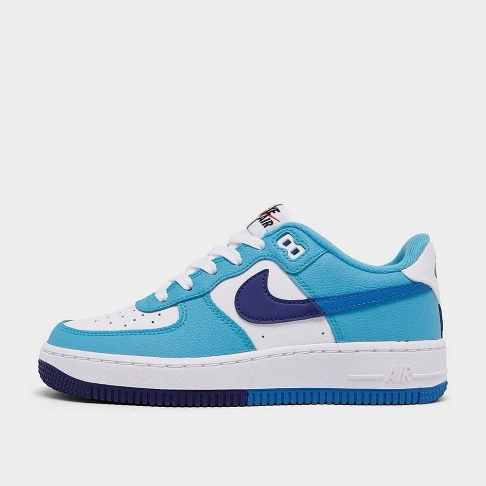 Sz 6 Youth == 7.5 Women Nike Air Force 1 Low LV8 2 Light Photo Blue  DZ2660-100